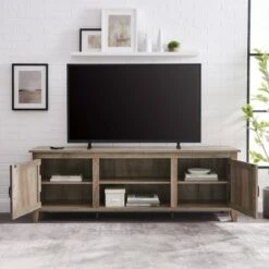Modern Farmhouse Wood TV Stand for TVs up to 80" - Saracina Home Gray Wash 18 Modern Farmhouse Wood TV Stand for TVs up to 80" - Saracina Home Gray Wash -Cheap TV Stands Store unnamed file 3883
