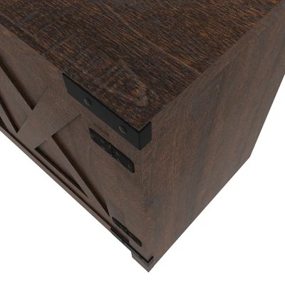 Claret Console TV Stand for TVs up to 64" Brown - RST Brands 5 Claret Console TV Stand for TVs up to 64" Brown - RST Brands - Image 3