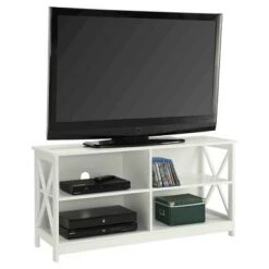 Oxford TV Stand for TVs up to 46' White - Breighton Home