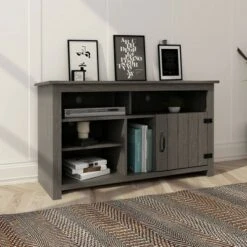 Alta Console TV Stand for TVs up to 55" Gray - RST Brands