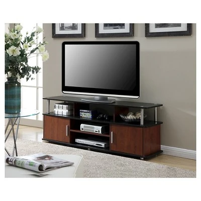 Designs2Go 60" Monterey TV Stand for TVs up to 60" - Breighton Home Ice White 4 Designs2Go 60" Monterey TV Stand for TVs up to 60" - Breighton Home Ice White - Image 2