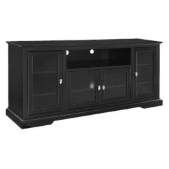 Glass Door Traditional Highboy TV Stand for TVs up to 80" - Saracina Home Black 13 Glass Door Traditional Highboy TV Stand for TVs up to 80" - Saracina Home Black -Cheap TV Stands Store unnamed file 4053