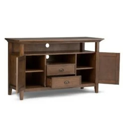 54" Mansfield Solid Wood TV Media Stand - Wyndenhall Black -Cheap TV Stands Store unnamed file 4065