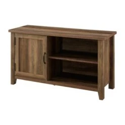 Modern Farmhouse storage TV Stand for TVs up to 50" - Saracina Home White Oak -Cheap TV Stands Store unnamed file 4106