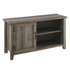Modern Farmhouse storage TV Stand for TVs up to 50" - Saracina Home White Oak -Cheap TV Stands Store unnamed file 4111