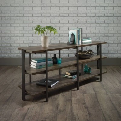 55" North Avenu Entertainment Credenza - Sauder Charter Brown 5 55" North Avenu Entertainment Credenza - Sauder Charter Brown - Image 3