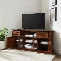 Shelby Corner TV Stand for TVs up to 65" - Crosley White -Cheap TV Stands Store unnamed file 419