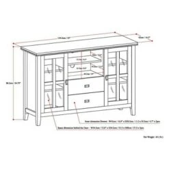 Stratford Solid Wood Tall TV Media Stand - Wyndenhall Russet Brown 12 Stratford Solid Wood Tall TV Media Stand - Wyndenhall Russet Brown -Cheap TV Stands Store unnamed file 4205