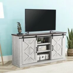 58" TV Stand for TVs up to 65" Saw Cut Off White - Home Essentials -Cheap TV Stands Store unnamed file 4230