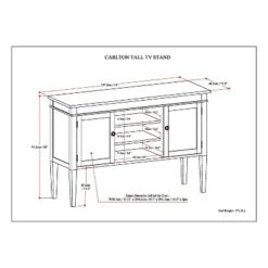 Sterling Solid Wood TV Stand for TVs Tobacco Brown - WyndenHall 17 Sterling Solid Wood TV Stand for TVs Tobacco Brown - WyndenHall -Cheap TV Stands Store unnamed file 4256