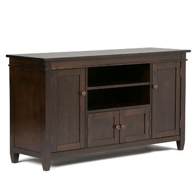 Sterling Solid Wood TV Stand for TVs Tobacco Brown - WyndenHall 11 Sterling Solid Wood TV Stand for TVs Tobacco Brown - WyndenHall - Image 9