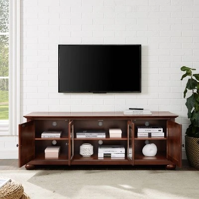 Alexandria TV Stand for TVs up to 60" Mahogany - Crosley 8 Alexandria TV Stand for TVs up to 60" Mahogany - Crosley - Image 6