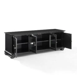Alexandria Low Profile TV Stand for TVs up to 60" Black - Crosley