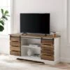 Farmhouse Sliding Slat Door Console TV Stand for TVs up to 65" - Saracina Home Rustic Oak 2 Farmhouse Sliding Slat Door Console TV Stand for TVs up to 65" - Saracina Home Rustic Oak -Cheap TV Stands Store unnamed file 4315