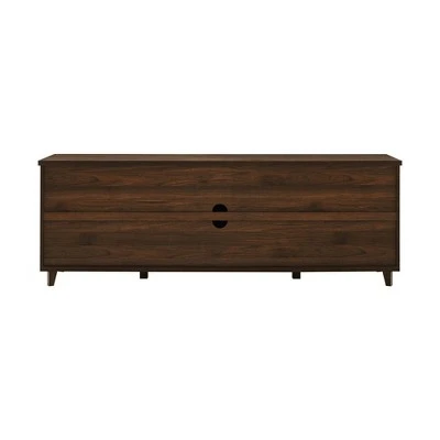 Whitton Modern Transitional Geometric 2 Door TV Stand for TVs up to 80" - Saracina Home Dark Walnut 8 Whitton Modern Transitional Geometric 2 Door TV Stand for TVs up to 80" - Saracina Home Dark Walnut - Image 6
