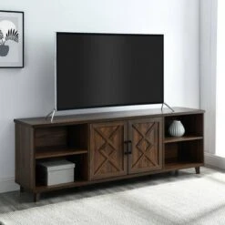 Whitton Modern Transitional Geometric 2 Door TV Stand for TVs up to 80" - Saracina Home Dark Walnut 19 Whitton Modern Transitional Geometric 2 Door TV Stand for TVs up to 80" - Saracina Home Dark Walnut -Cheap TV Stands Store unnamed file 4330