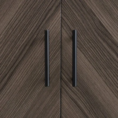 Angelo Modern 2 Door Bookmatch TV Stand for TVs up to 65" - Saracina Home Ash Brown/white 5 Angelo Modern 2 Door Bookmatch TV Stand for TVs up to 65" - Saracina Home Ash Brown/white - Image 3