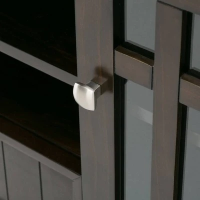 Tall Freemont Solid Wood TV Stand for TVs up to 60" Dark Tobacco Brown - WyndenHall 4 Tall Freemont Solid Wood TV Stand for TVs up to 60" Dark Tobacco Brown - WyndenHall - Image 2