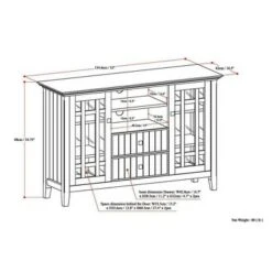 Tall Freemont Solid Wood TV Stand for TVs up to 60" Dark Tobacco Brown - WyndenHall 11 Tall Freemont Solid Wood TV Stand for TVs up to 60" Dark Tobacco Brown - WyndenHall -Cheap TV Stands Store unnamed file 4377