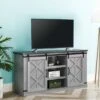 58" TV Stand for TVs up to 65" Gray - Home Essentials
