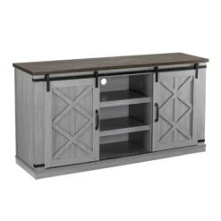 58" TV Stand for TVs up to 65" Gray - Home Essentials 13 58" TV Stand for TVs up to 65" Gray - Home Essentials -Cheap TV Stands Store unnamed file 4450
