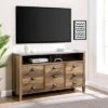 Industrial Farmhouse Console TV Stand for TVs up to 58" - Saracina Home Faux Dark Concrete/rustic Oak 2 Industrial Farmhouse Console TV Stand for TVs up to 58" - Saracina Home Faux Dark Concrete/rustic Oak -Cheap TV Stands Store unnamed file 4560