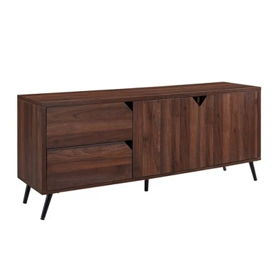 Mid-Century Modern Closed Storage TV Stand for TVs up to 65" - Saracina Home Birch 8 Mid-Century Modern Closed Storage TV Stand for TVs up to 65" - Saracina Home Birch - Image 6