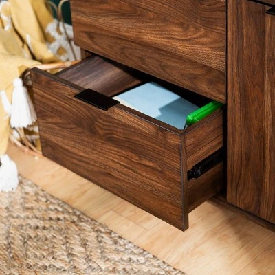 Rockwell Modern Storage TV Stand for TVs up to 46" - Saracina Home Dark Walnut 9 Rockwell Modern Storage TV Stand for TVs up to 46" - Saracina Home Dark Walnut - Image 7