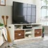 Vista Key TV Stand for TVs up to 60" Pearl Oak - Sauder
