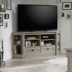 Palladia Corner TV Stand for TVs up to 60" Split Oak - Sauder