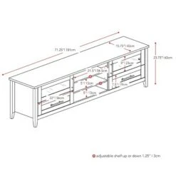 Jackson Extra Wide TV Stand for TVs up to 80" Espresso - CorLiving -Cheap TV Stands Store unnamed file 4767