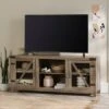Clarabelle Farmhouse Glass Barn Door TV Stand for TVs up to 65" - Saracina Home Stone Gray 2 Clarabelle Farmhouse Glass Barn Door TV Stand for TVs up to 65" - Saracina Home Stone Gray -Cheap TV Stands Store unnamed file 4809