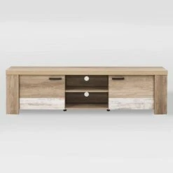 Joliet Duotone TV Bench for TVs up to 80" - CorLiving Gray/black -Cheap TV Stands Store unnamed file 4880