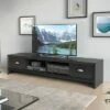 Lakewood Extra Wide TV Stand for TVs up to 80" Black - CorLiving -Cheap TV Stands Store unnamed file 4886