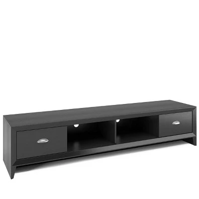 Lakewood Extra Wide TV Stand for TVs up to 80" Black - CorLiving 4 Lakewood Extra Wide TV Stand for TVs up to 80" Black - CorLiving - Image 2