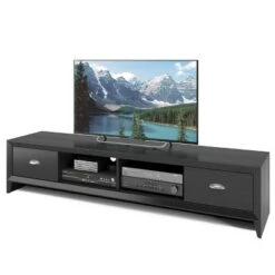 Lakewood Extra Wide TV Stand for TVs up to 80" Black - CorLiving 9 Lakewood Extra Wide TV Stand for TVs up to 80" Black - CorLiving -Cheap TV Stands Store unnamed file 4888