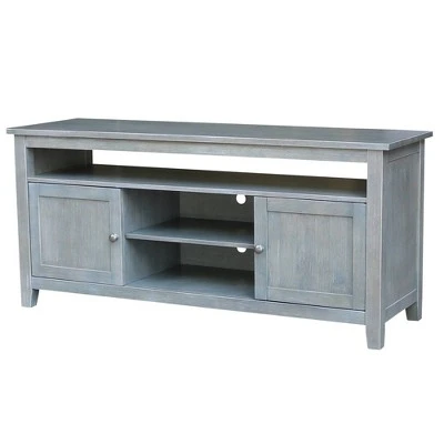 62" Entertainment TV Stand with 2 Doors - International Concepts Washed Gray/taupe 15 62" Entertainment TV Stand with 2 Doors - International Concepts Washed Gray/taupe - Image 13