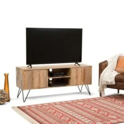 Moreno TV Stand - WyndenHall Dark Black