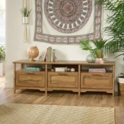 Coral Cape Sindoori TV Stand for TVs up to 70" Light Brown - Sauder -Cheap TV Stands Store unnamed file 5062