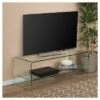 Ramona Console with Shelf TV Stand for TVs up to 44" Clear - Christopher Knight Home -Cheap TV Stands Store unnamed file 5075