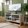 Small Etteridge 4 Shelf TV Stand for TVs up to 56" - miBasics Beige -Cheap TV Stands Store unnamed file 5102