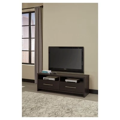 Storage Furniture TV Stand for TVs up to 63" Black Walnut-ClosetMaid 3 Storage Furniture TV Stand for TVs up to 63" Black Walnut-ClosetMaid