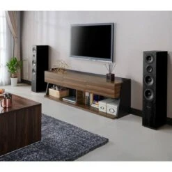 Vadim TV Stand for TVs up to 72" Brown - HOMES: Inside + Out
