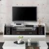 Henry Storage TV Stand for TVs up to 78" White/Espresso - miBasics -Cheap TV Stands Store unnamed file 5222