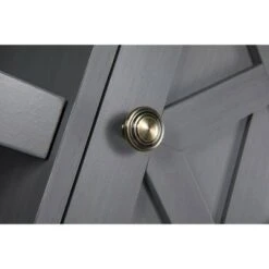 54" Farmhouse Two-Tone TV Stand for TVs up to 65" Gray - Home Essentials -Cheap TV Stands Store unnamed file 5236