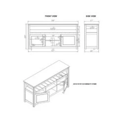 Alaterre Furniture Savannah Cabinet Natural Top Wood TV Stand for TVs up to 64" Ivory - Bolton Furniture -Cheap TV Stands Store unnamed file 5279