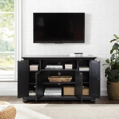 Alexandria TV Stand for TVs up to 48" Black - Crosley 5 Alexandria TV Stand for TVs up to 48" Black - Crosley - Image 4