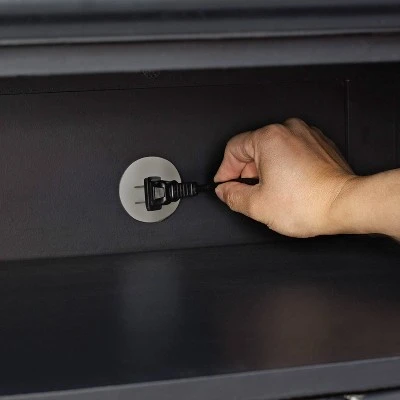 Alexandria TV Stand for TVs up to 48" Black - Crosley 10 Alexandria TV Stand for TVs up to 48" Black - Crosley - Image 9