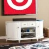 Southern Enterprises TV Stand for TVs up to 46" White - Aiden Lane