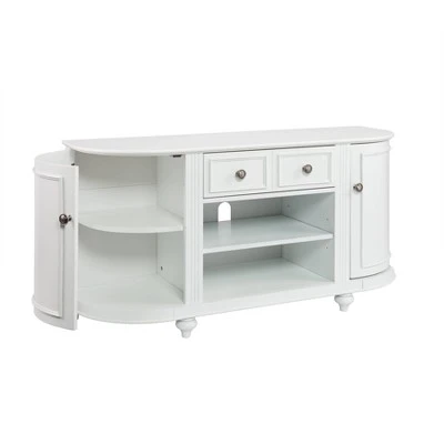 Southern Enterprises TV Stand for TVs up to 46" White - Aiden Lane 4 Southern Enterprises TV Stand for TVs up to 46" White - Aiden Lane - Image 2